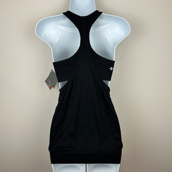 NUX Women's Black Harmony Tank over Bra T660 Size Small NWT - Picture 3 of 10